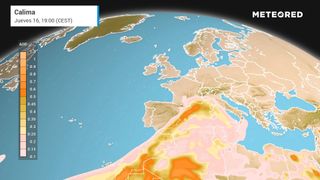 Se aproxima una gran nube de polvo sahariano a España