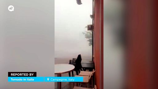 Violento reventón en #Italia: la trayectoria destructiva de la tormenta en Emilia-Romaña