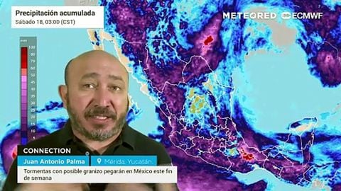 Tormentas con posible granizo pegarán en México este fin de semana