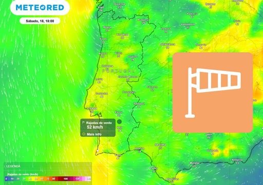 Fim de semana com nortada, nevoeiro matinal e máximas até 34 ºC