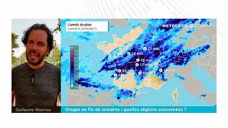 Orages en fin de semaine : quelles régions concernées ?