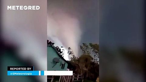 Un tornado azota Piraí do Sul, Brasil