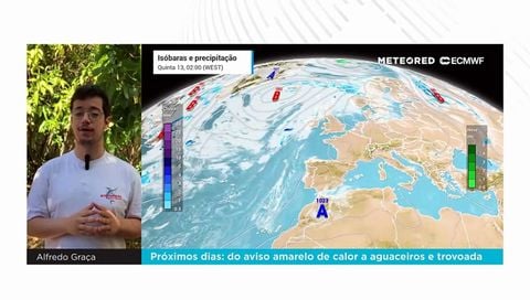 Próximos dias: do aviso amarelo de calor a aguaceiros e trovoada
