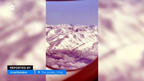 Metros de neve cobrem os Andes após fortes nevascas recentes