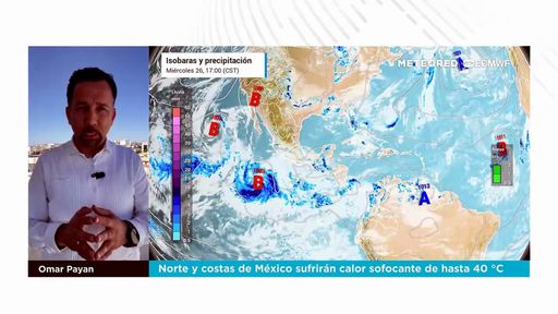 Norte y costas de México sufrirán calor sofocante de hasta 40 °C