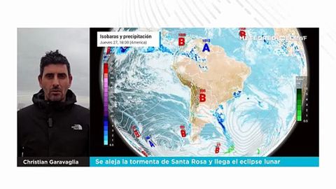 Se aleja la tormenta de Santa Rosa y llega el eclipse lunar