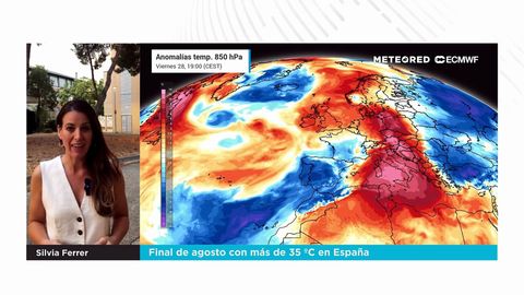 Final de agosto con más de 35 ºC en España