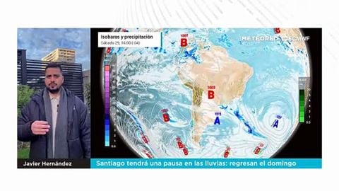 Santiago tendrá una pausa en las lluvias: regresan el domingo
