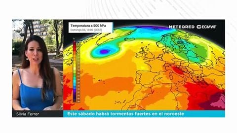 Este sábado habrá tormentas fuertes en el noroeste
