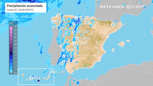 Este sábado habrá tormentas fuertes en el noroeste