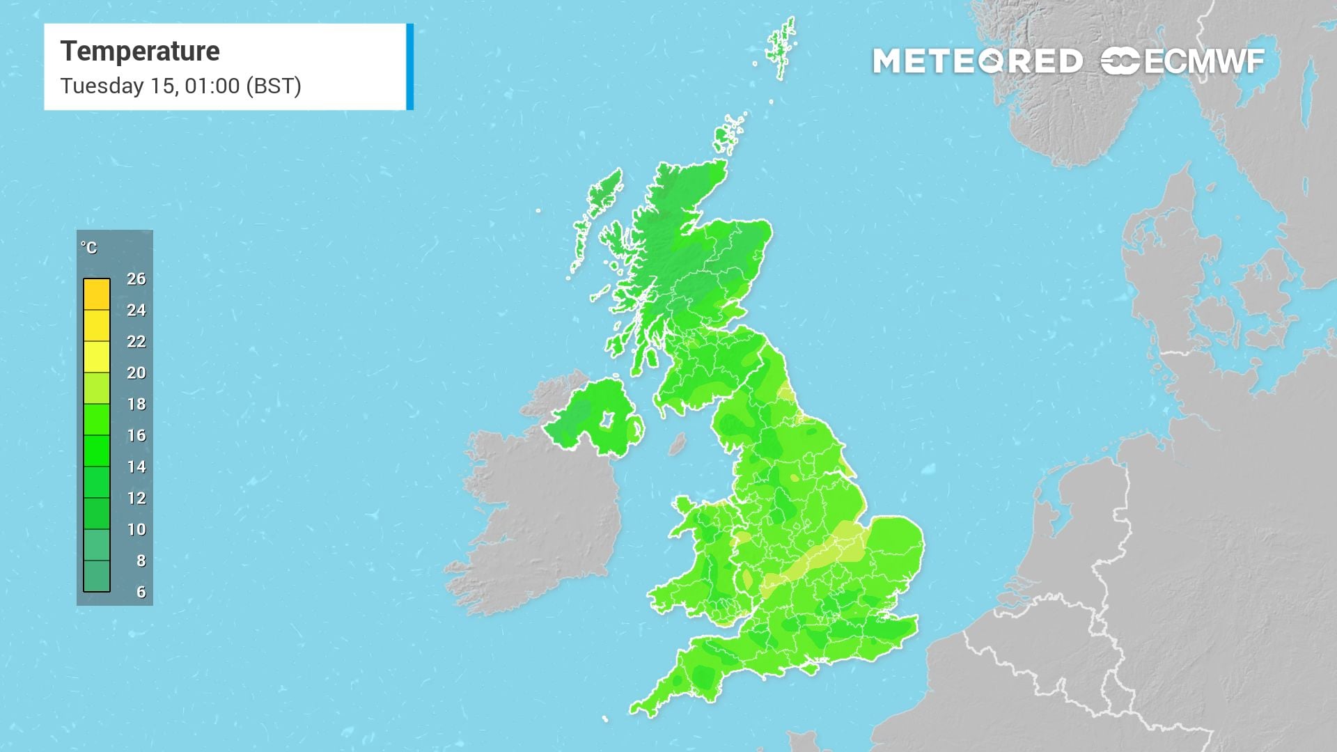 UK weather: Temperatures climb to 26°C on Monday before cooler and unsettled weather returns again