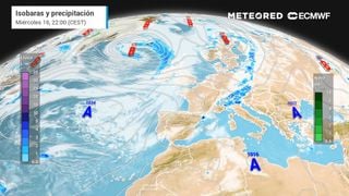 Una masa de aire polar irrumpirá en el norte de España