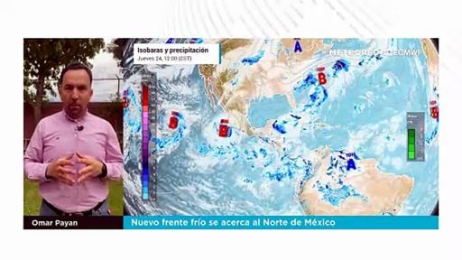 Nuevo frente frío se acerca al Norte de México