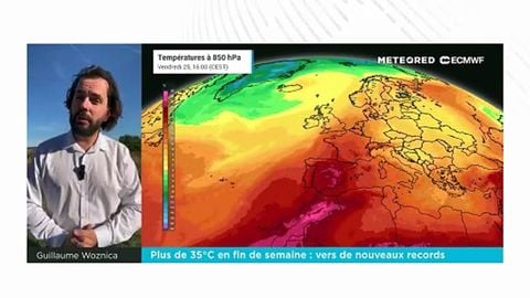 Plus de 35°C en fin de semaine : vers de nouveaux records de chaleur