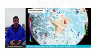 Llegan días ventosos a Buenos Aires con la primavera