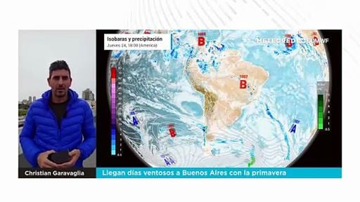 Llegan días ventosos a Buenos Aires con la primavera