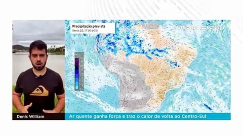 Ar quente ganha força e traz o calor de volta ao Centro-Sul