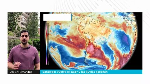 Santiago: vuelve el calor y las lluvias acechan