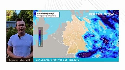 Der Sommer dreht voll auf - bis 32°C