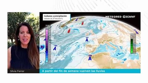A partir del fin de semana vuelven las lluvias