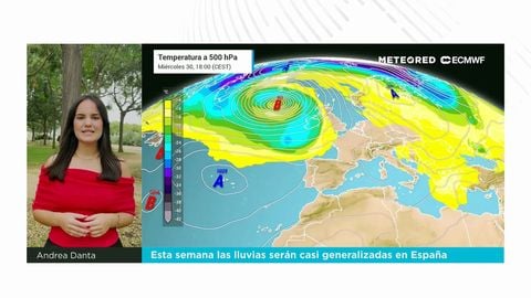 Esta semana las lluvias serán casi generalizadas en España