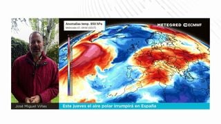 Este jueves el aire polar irrumpirá en España