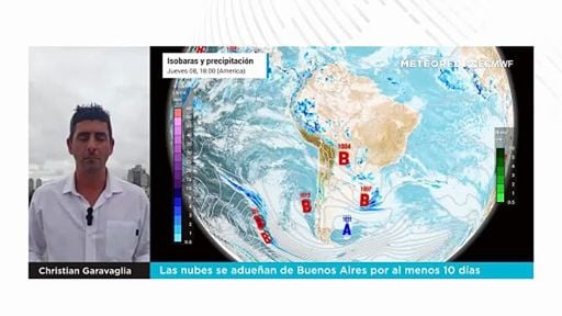 Las nubes se adueñan de Buenos Aires por al menos 10 días
