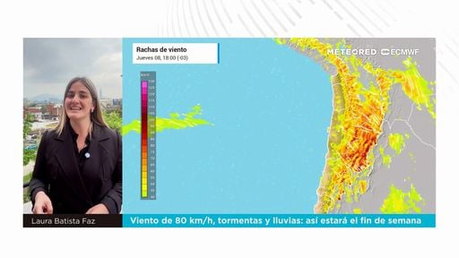 Viento de 80 km/h, tormentas y lluvias: así estará el fin de semana