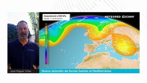 Nuevo episodio de lluvias fuertes al Mediterráneo