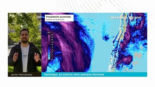 Santiago: se acerca otra semana lluviosa
