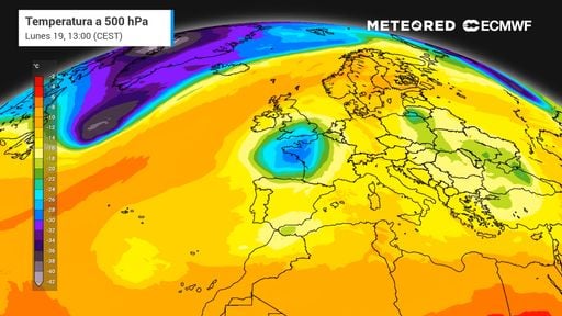 Dos danas dejarán lluvias muy fuertes en España
