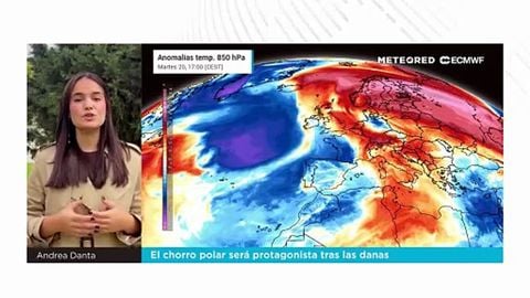 Cambio radical de tiempo en España tras la dana Adam