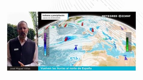 Vuelven las lluvias al norte de España