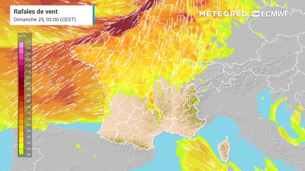 Jusqu'à 150km/h : découvrez les régions les plus touchées par la tempête Austen dans les prochaines heures
