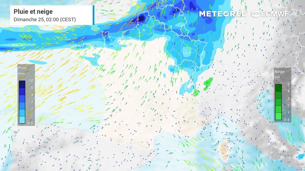 France : une rivière atmosphérique donnant beaucoup de pluie dimanche. Doit-on craindre un risque d'inondations ?