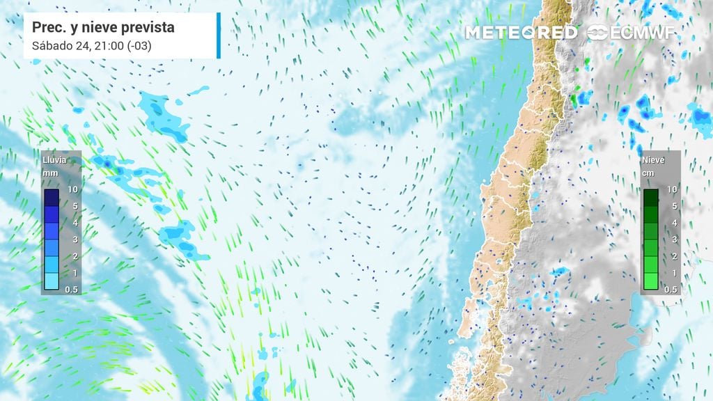 Lluvia y tormentas eléctricas en la zona central de Chile: ¿cuándo vuelve el sol? Esto anticipa el modelo ECMWF