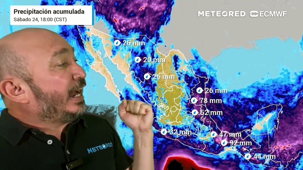 El tiempo en México este fin de semana: Frente frio número 3 y cercanía del ciclón "Vance" dejarán lluvias
