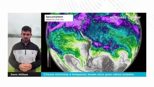 Chuvas extremas e temporais levam risco para vários estados