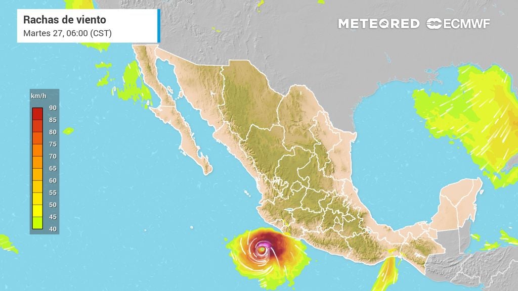 El huracán Vance se acerca a México y podría dejar lluvias intensas: esta será su trayectoria y los estados afectados