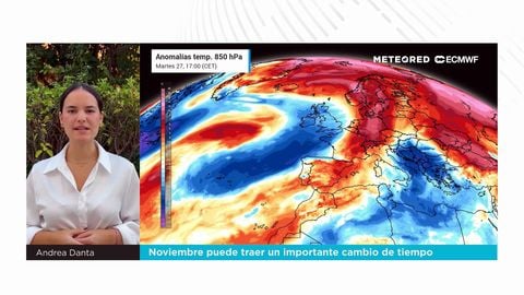 Noviembre puede traer un importante cambio de tiempo