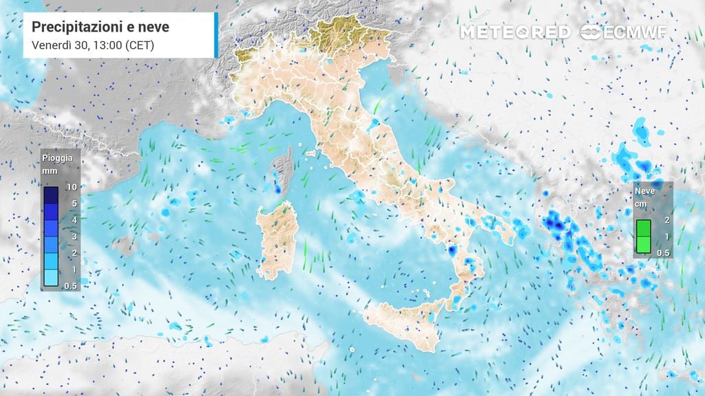 Previsioni per Ognissanti: arrivano pioggia e freddo, neve in Appennino: ecco cosa ci aspettiamo per il giorno festivo