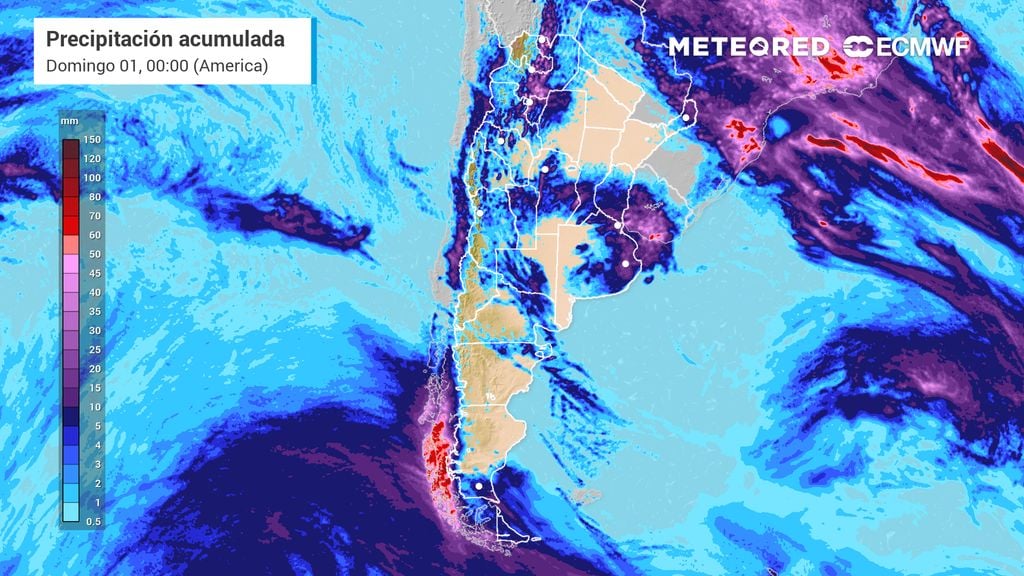 Vuelven las tormentas con 20 a 40 mm y granizo el viernes, hasta 29 °C y un frente frío el domingo. Te contamos dónde