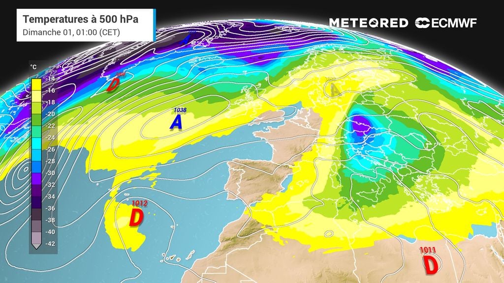 Anticyclone ou goutte froide : qui gagnera le combat la semaine prochaine ? Quelles conséquences en France ?