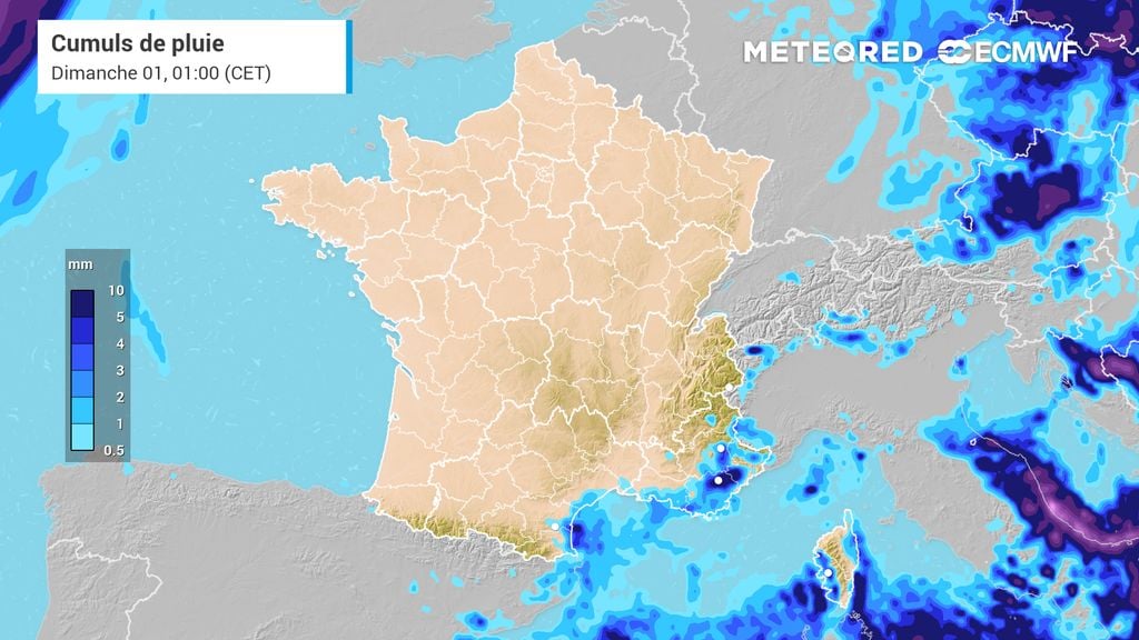 Météo de demain en France : 1 département placé en vigilance jaune "orages"'. Nombreux brouillards et petites gelées