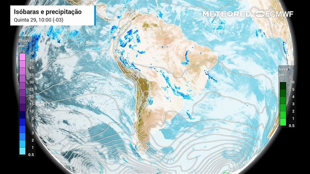 Baixa pressão atmosférica traz chuvas intensas aos estados de MG e do RJ