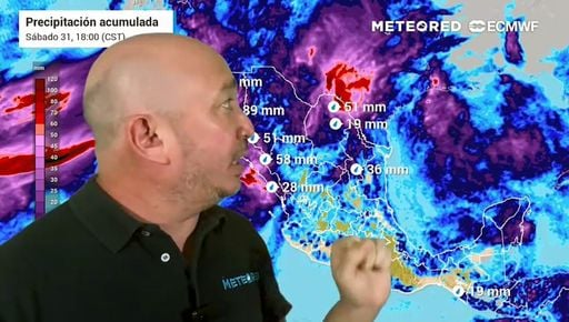 Lluvias muy fuertes para este fin de semana en México