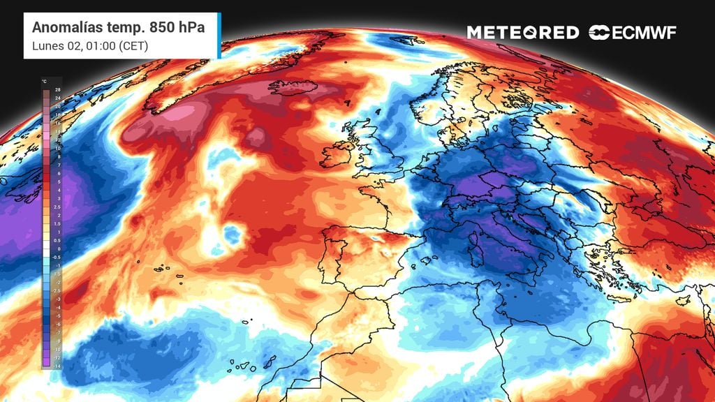 Los mapas del ECMWF pintan de azul la semana del 2 al 8 de noviembre: "el frío ruso llegará también a España"