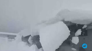 Nevadas intensas en Japón