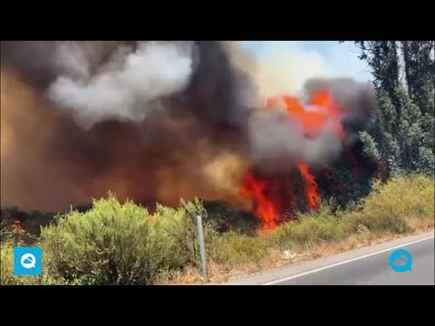 Graves incendios en distintas regiones de Chile