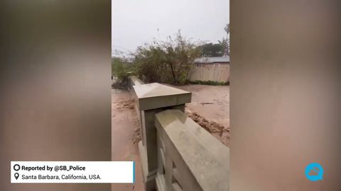 Graves inundaciones en California, USA